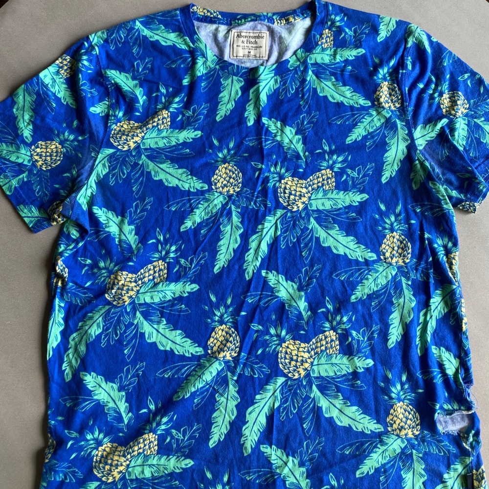 Abercrombie & Fitch Tee Shirt / Pineapple Design